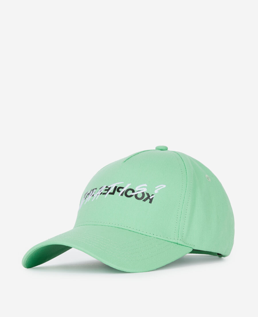 The Kooples MIXED GREEN light green what is cap
