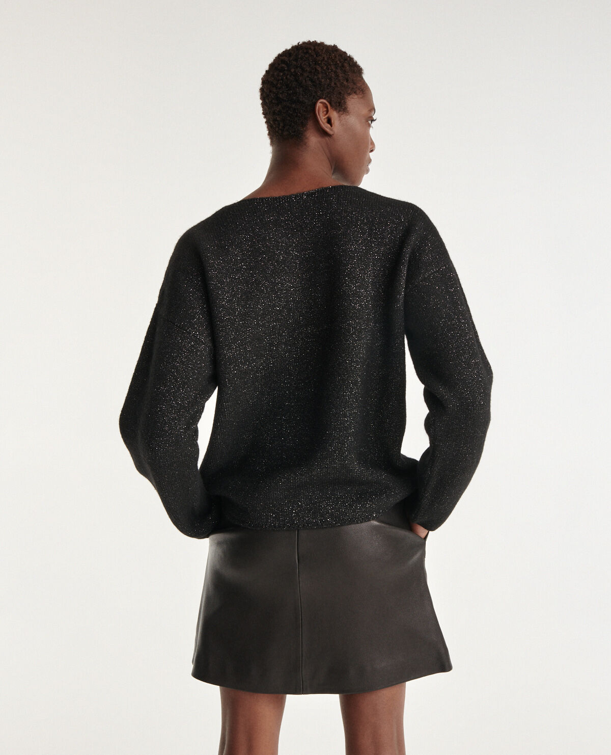 Black lurex jumper discount