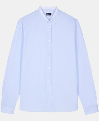 The Kooples MEN BLUE WHITE white striped formal shirt