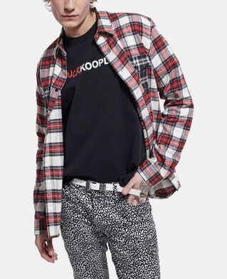 The Kooples HOMME RED surchemise col classique à carreaux