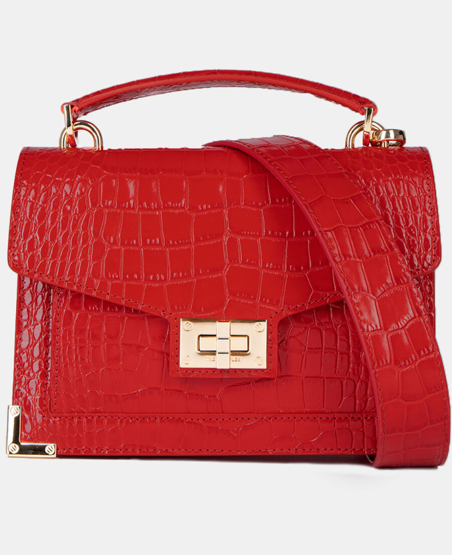 The Kooples F RED small emily bag in red leather