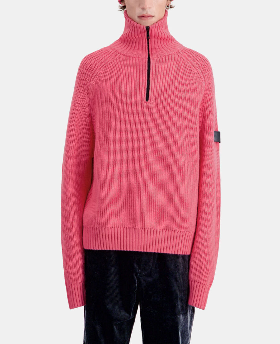 The Kooples MEN OLD PINK pink wool sweater