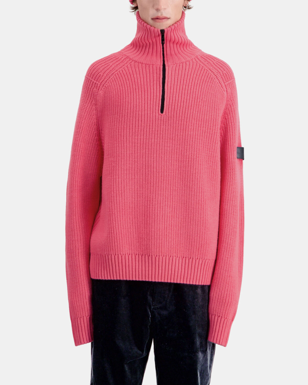 The Kooples MEN OLD PINK pink wool sweater