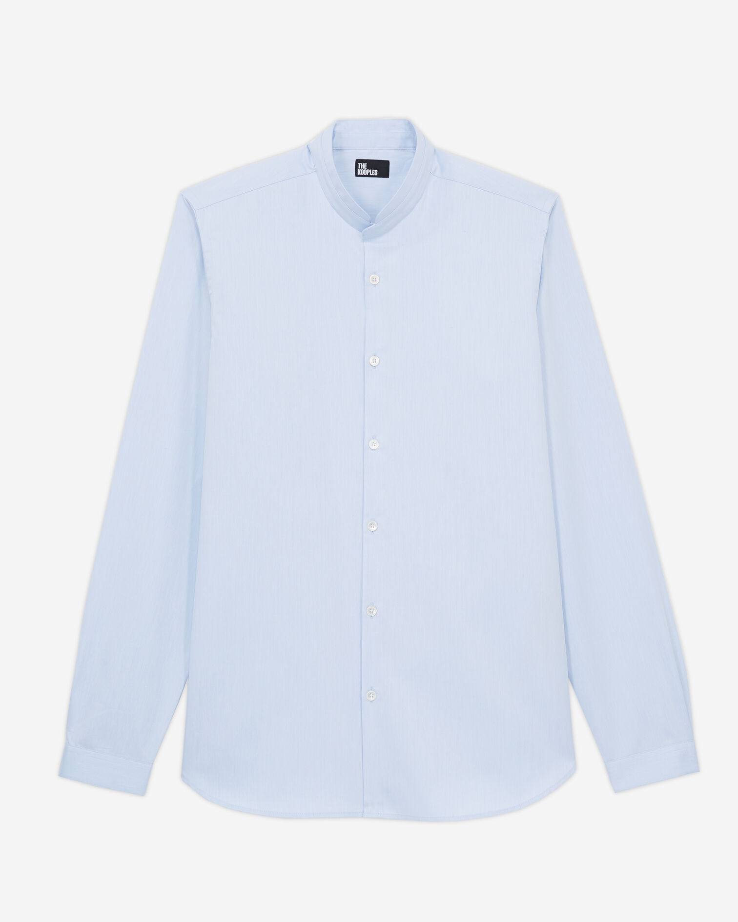 Blue shirt with officer collar, LIGHT BLUE, hi-res image number null