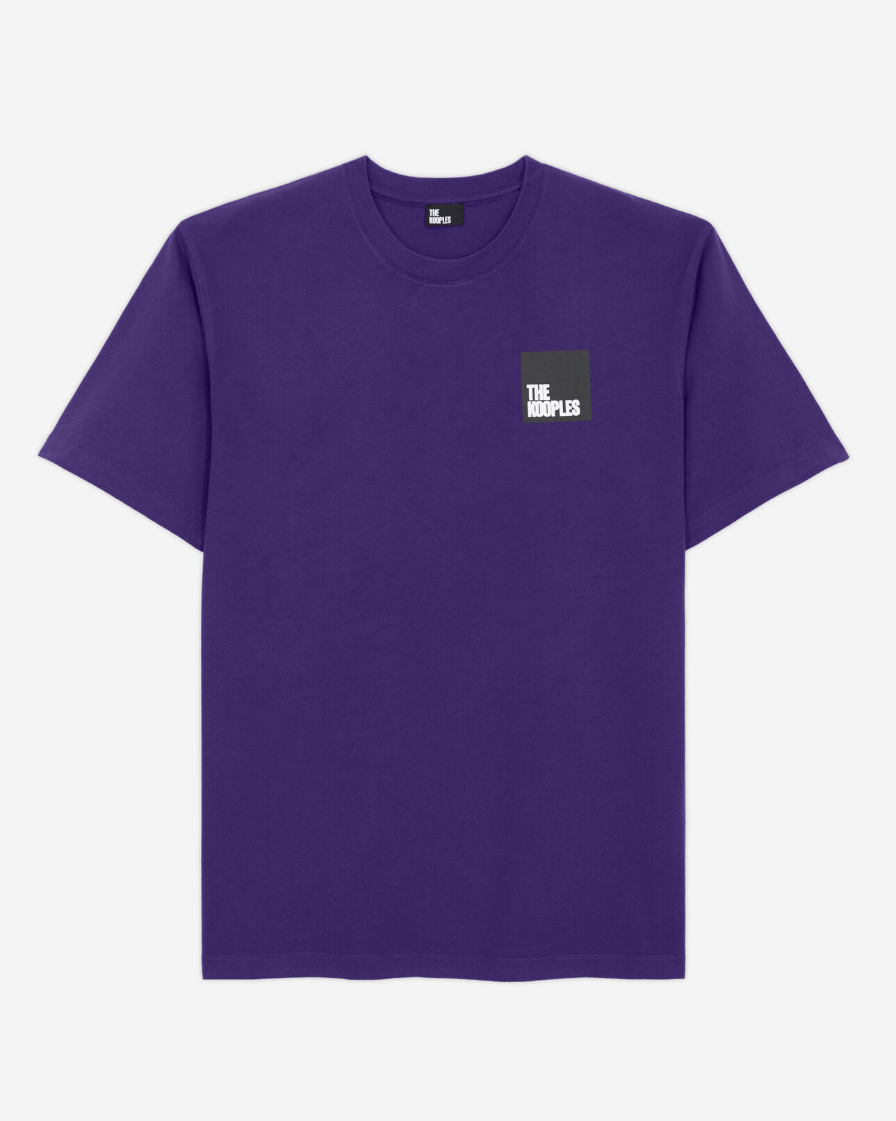 The Kooples HOMBRE PURPLE camiseta logotipo violeta para hombre