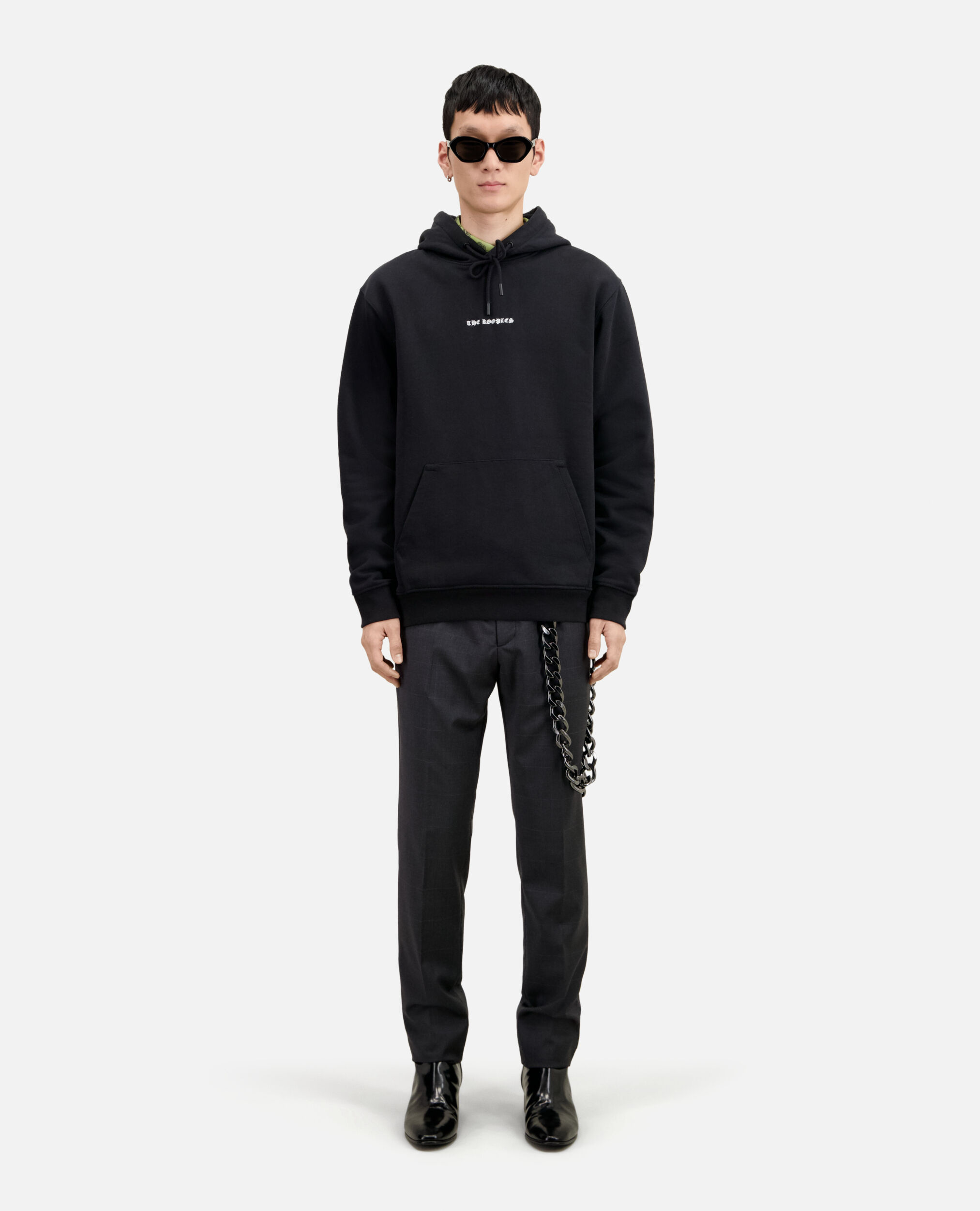 Black hoodie store with back print