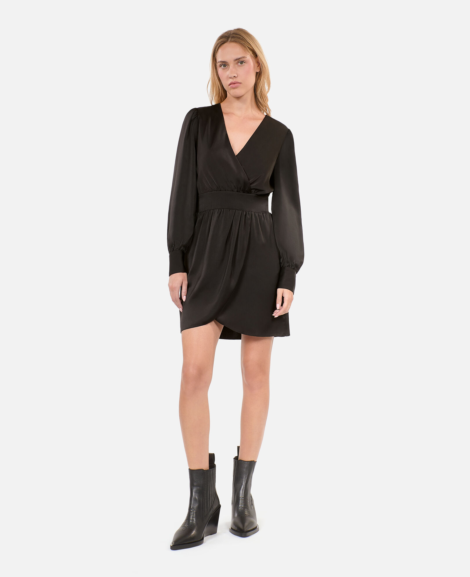 The Kooples WOMEN BLACK short black dress