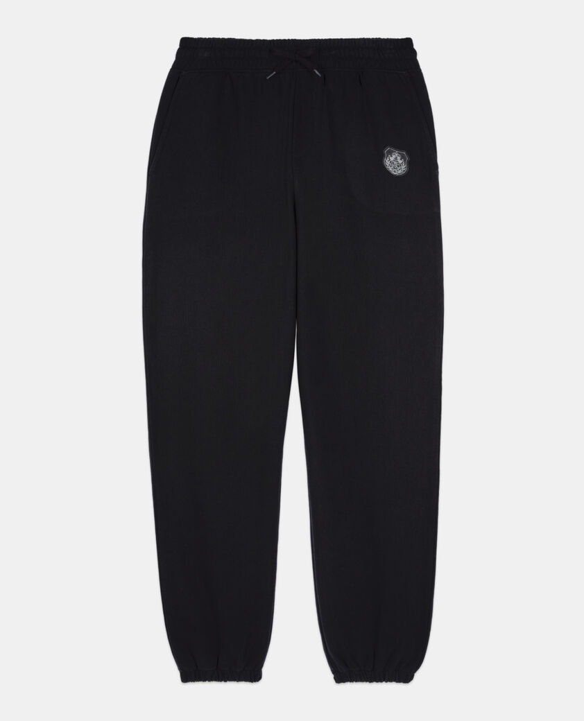 The Kooples HERREN BLACK schwarze jogginghose mit wappen
