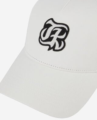 The Kooples MIXED WHITE white cap with tk patch