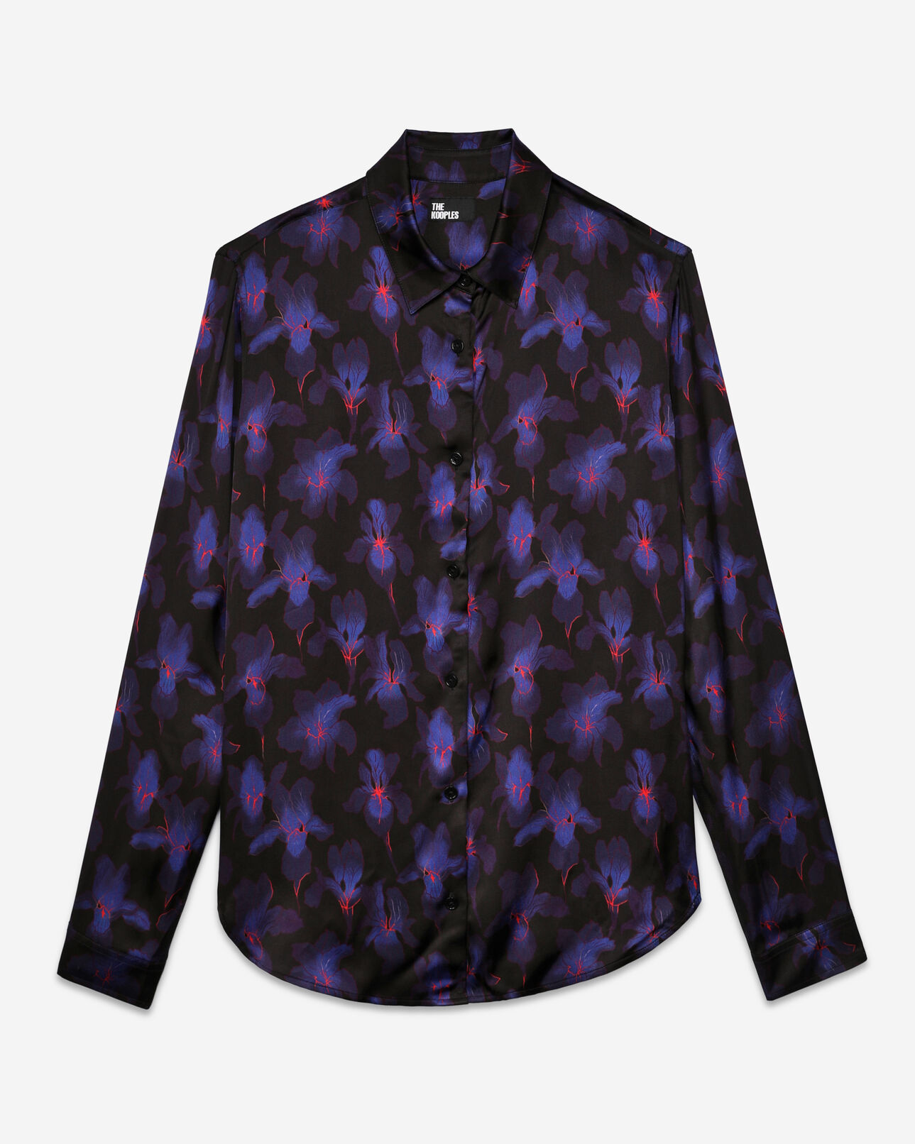 The Kooples MUJER BLACK /LIGHT PINK / BLUE camisa estampada
