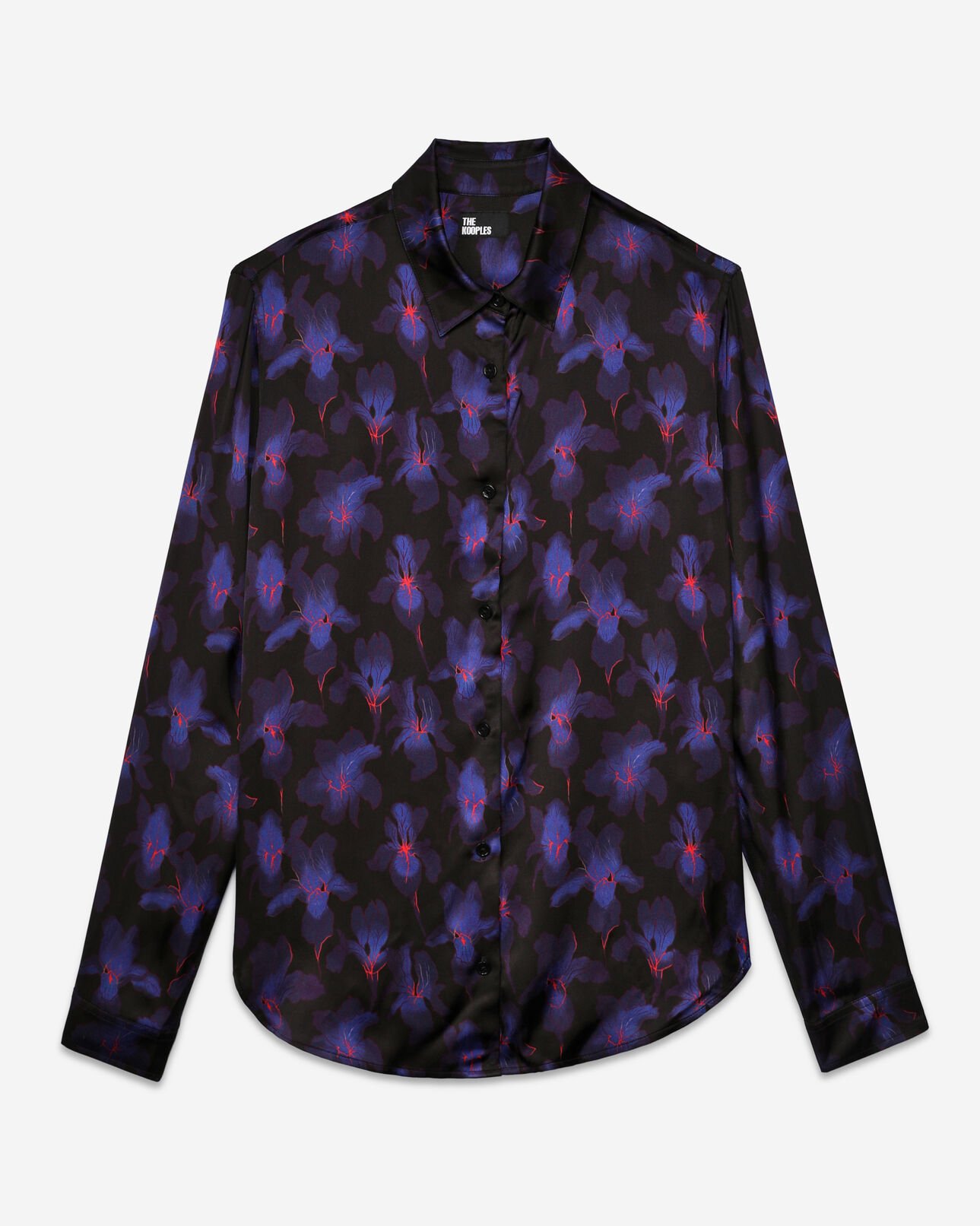 The Kooples MUJER BLACK /LIGHT PINK / BLUE camisa estampada