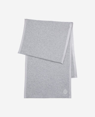 The Kooples MIXED MIDDLE GREY MEL grey cashmere scarf