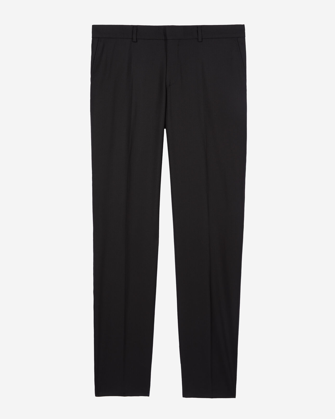 The Kooples HOMME BLACK pantalon de costume super 100's