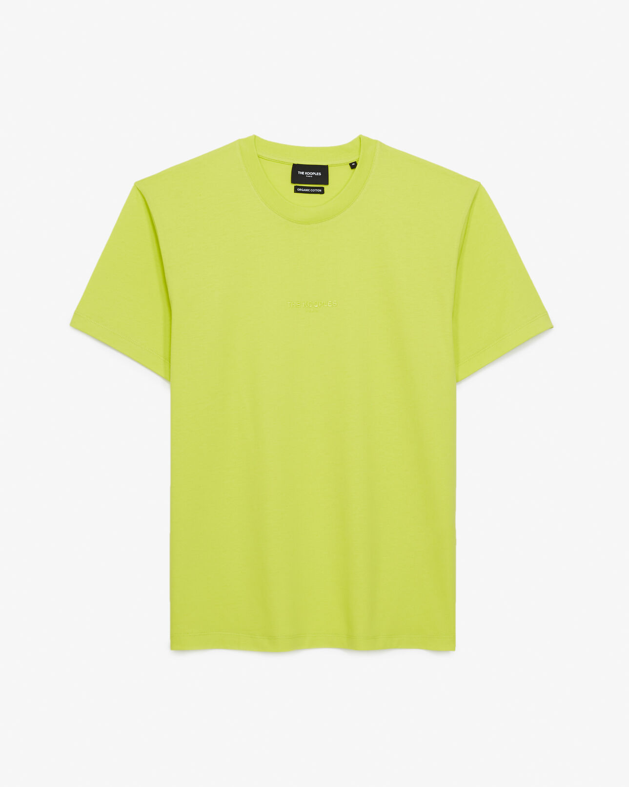 The Kooples HOMBRE YELLOW camiseta amarilla algodón fluorescente