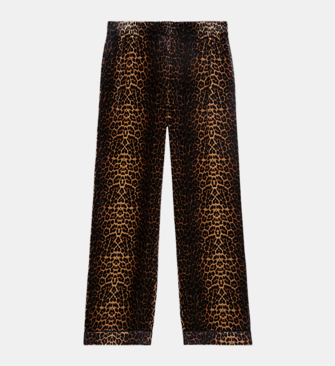 Leopard velvet pants deals