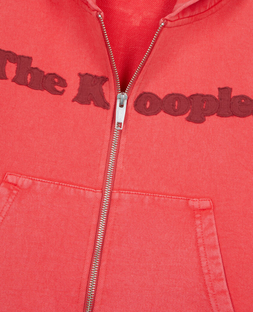 The Kooples WOMEN RUBIS red logo hoodie