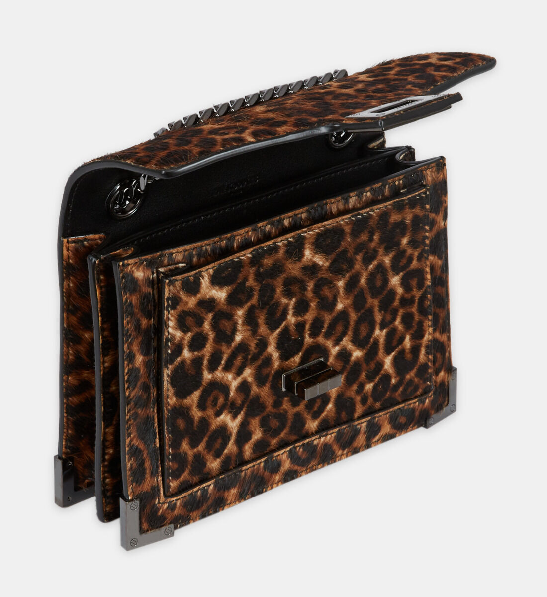 Sac Emily small en cuir l opard The Kooples France