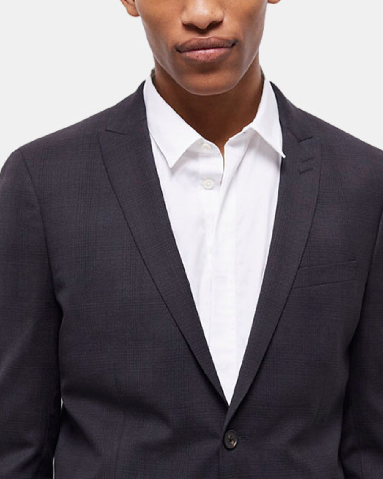 The Kooples MEN BLACK black suit jacket with motifs