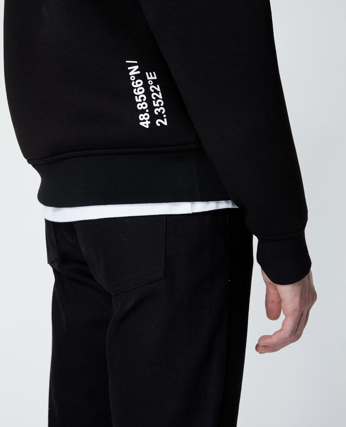 Hollister on sale neoprene hoodie