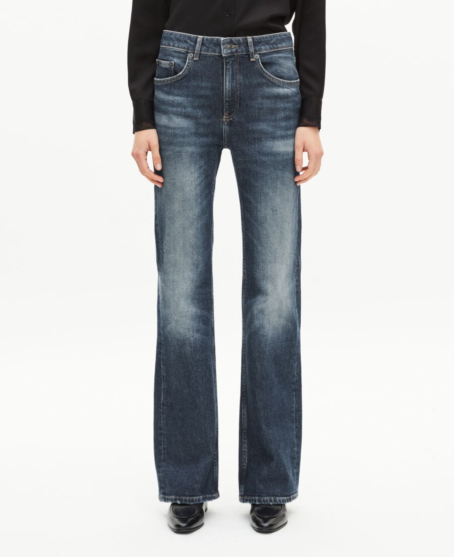 The Kooples F BLUE ELECTRIC blue wide-leg jeans