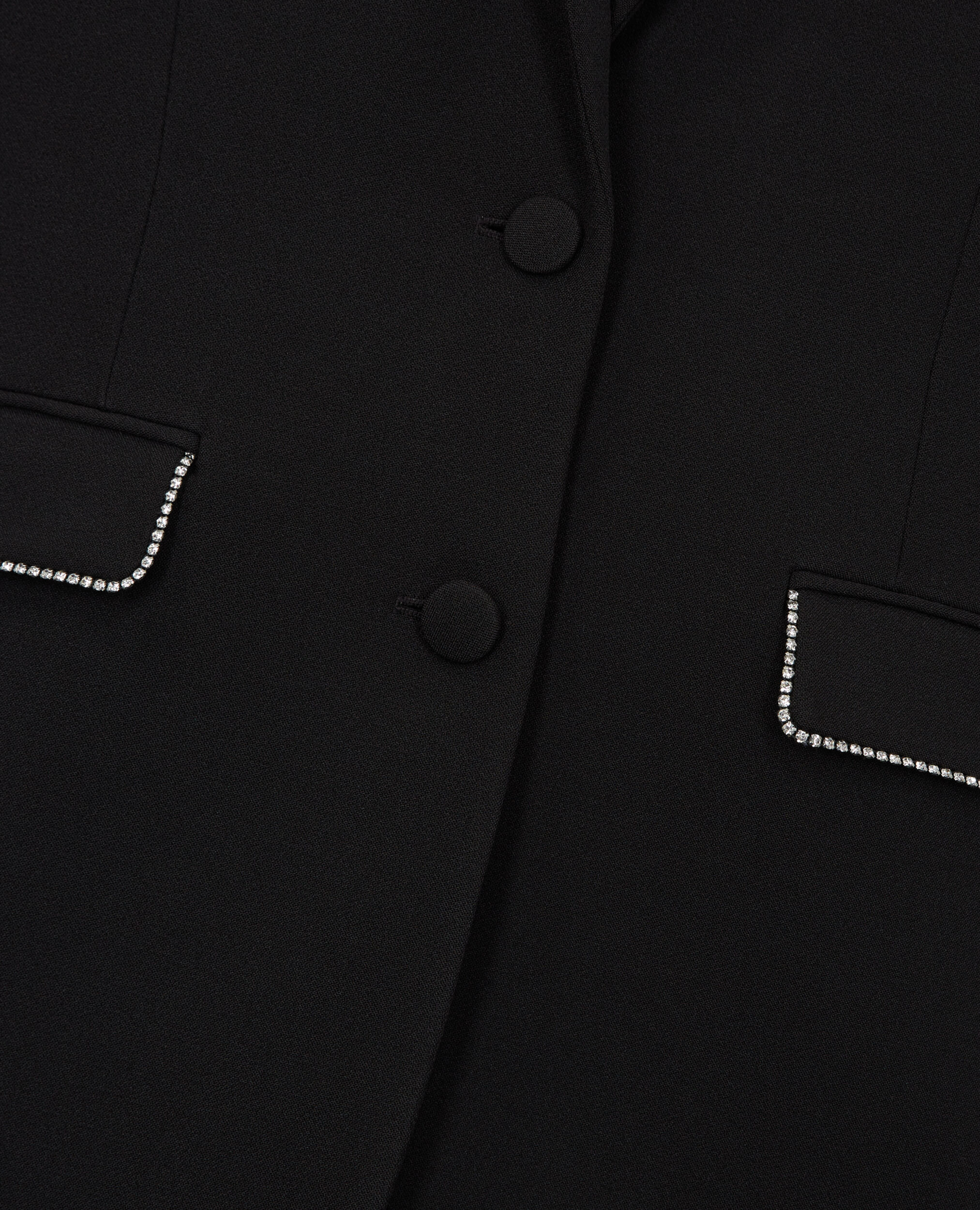 Black store rhinestone jacket