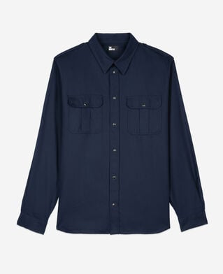 The Kooples HOMME NAVY chemise bleu marine
