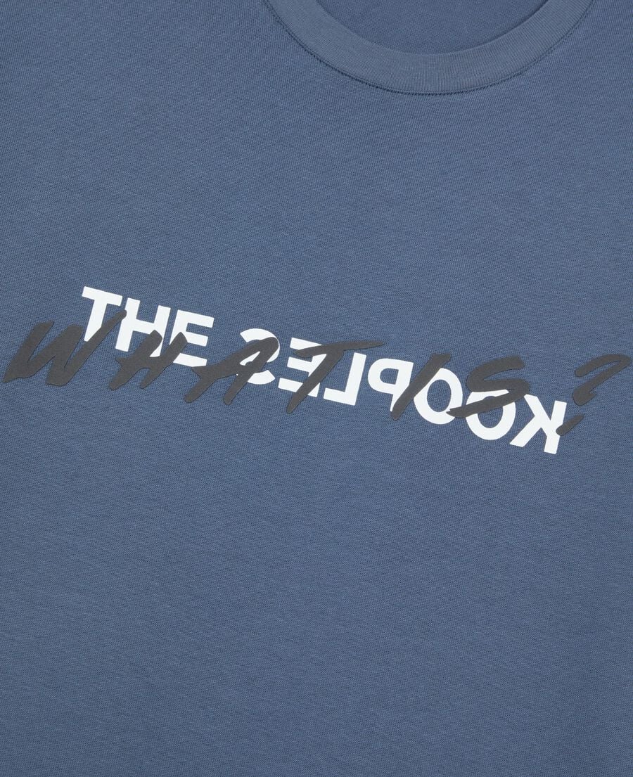 The Kooples HOMME DARK NAVY / DARK NAVY t-shirt what is bleu foncé
