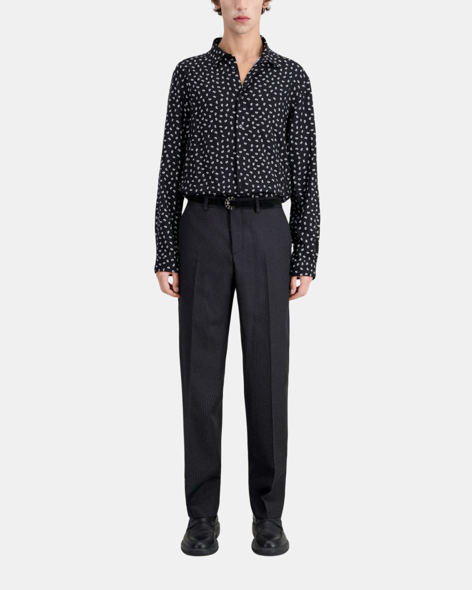 Camisa estampada, BLACK WHITE, hi-res image number null
