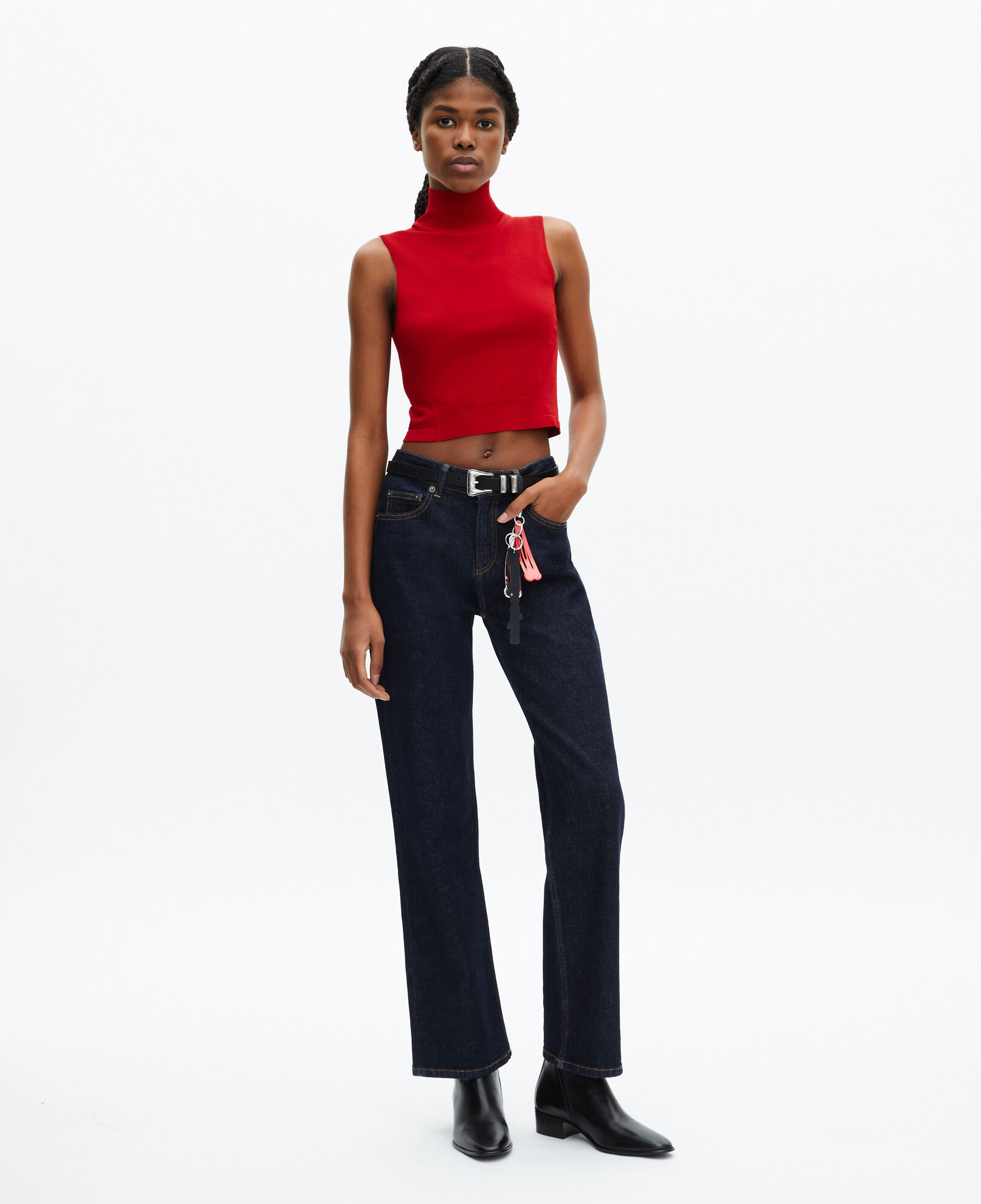 The Kooples WOMEN RED red knit top