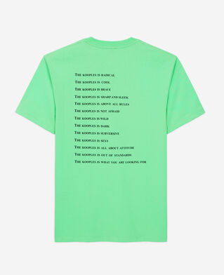 The Kooples MEN APPLE men's light green what is t-shirt