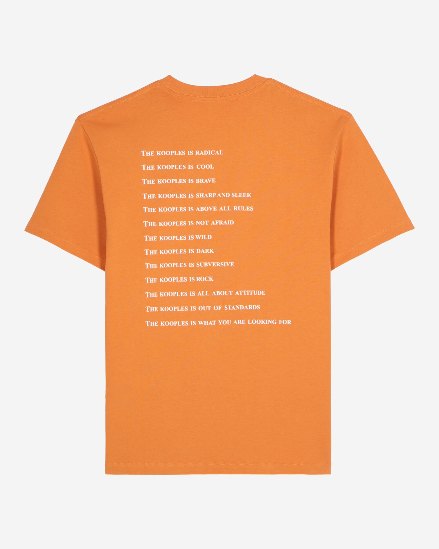 What is orange T-shirt, ABRICOT, hi-res image number null