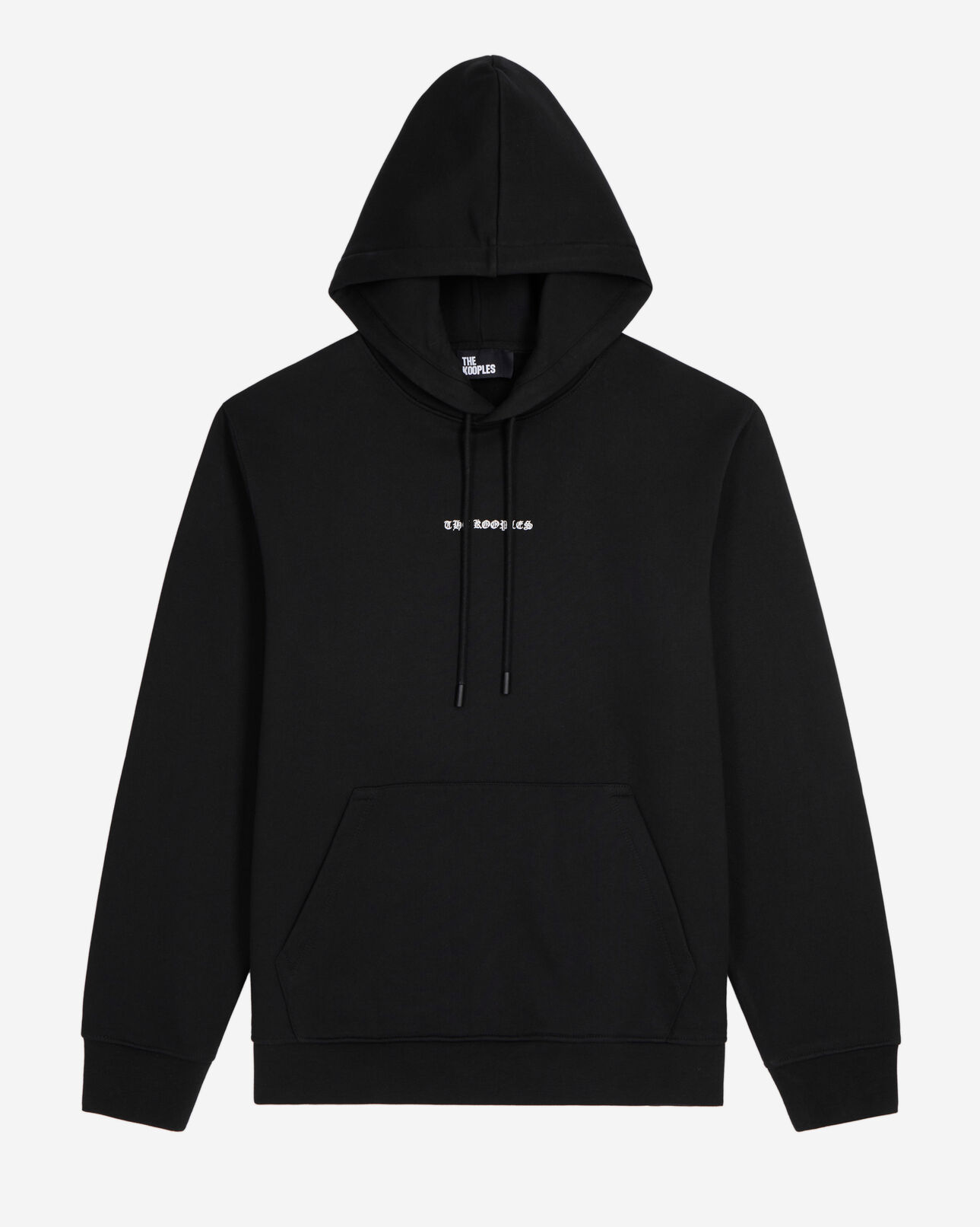 The Kooples HOMBRE BLACK sudadera capucha negra serigrafía skull heart