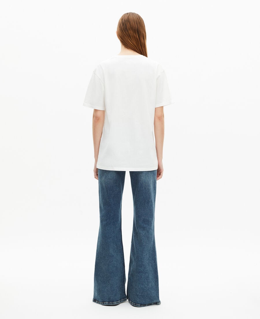 The Kooples UNISEX ECRU gemischtes t-shirt the doors x the kooples ecru