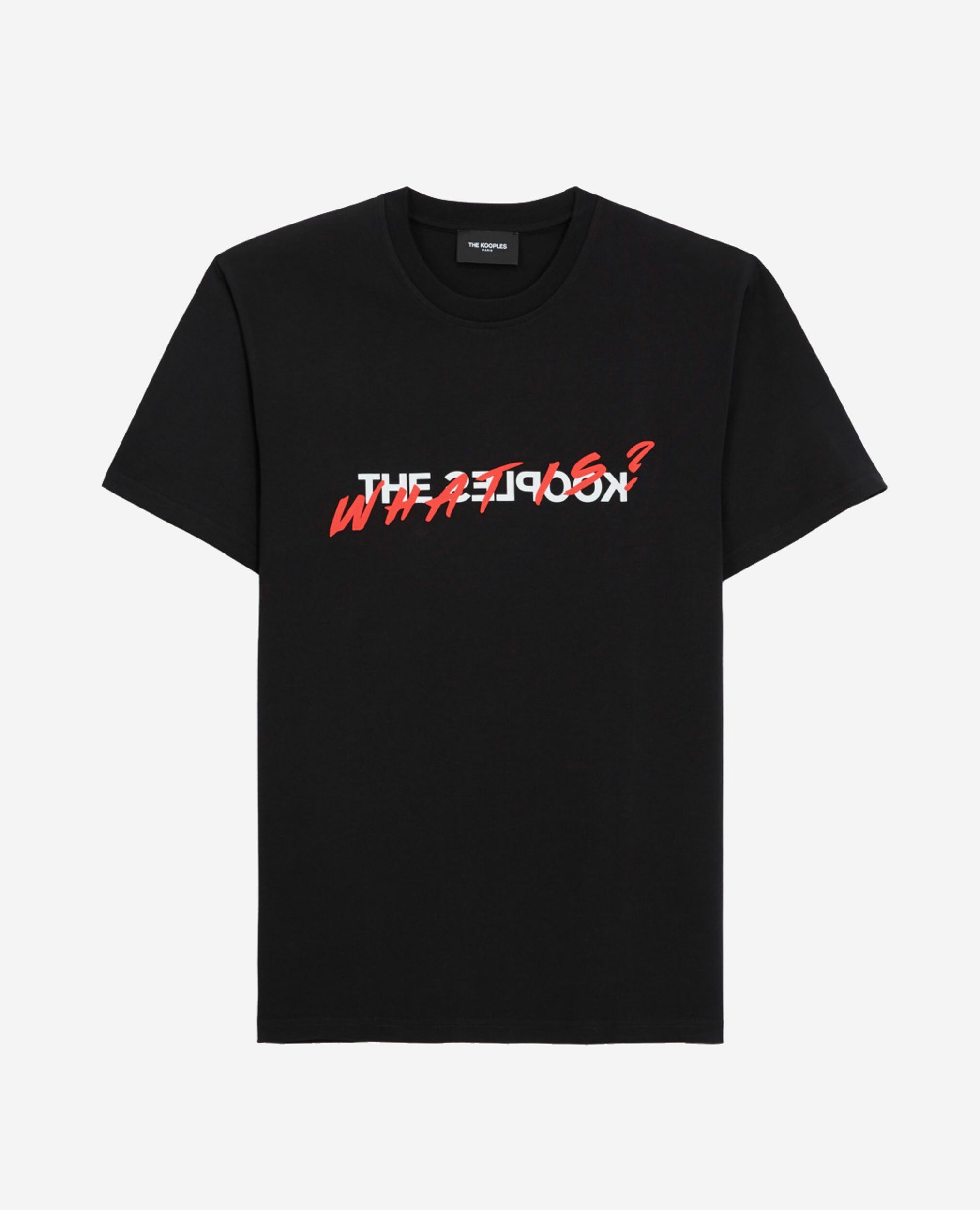 Camiseta hombre What is negra, BLACK, hi-res image number null