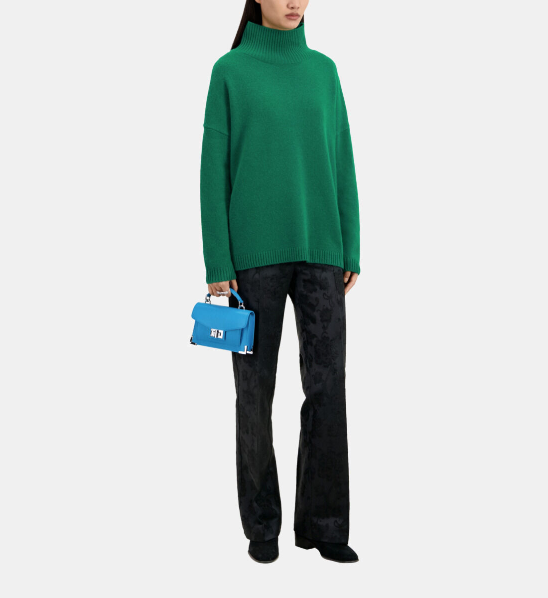 Green cashmere sweater store