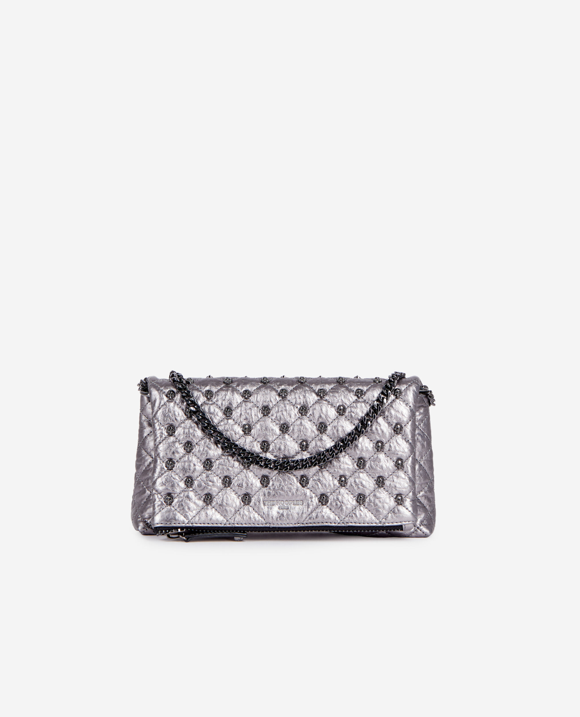 Gunmetal grey new arrivals clutch bag