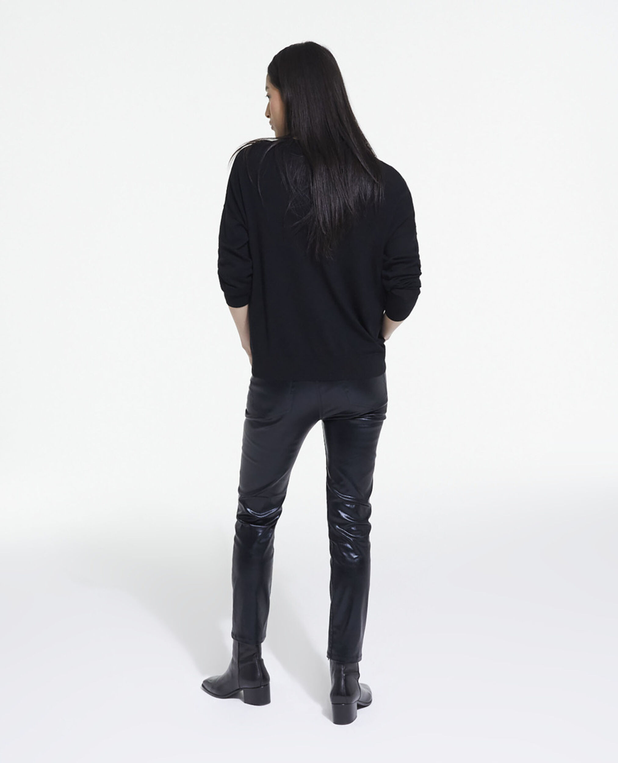 Slim black jeans, BLACK, hi-res image number null