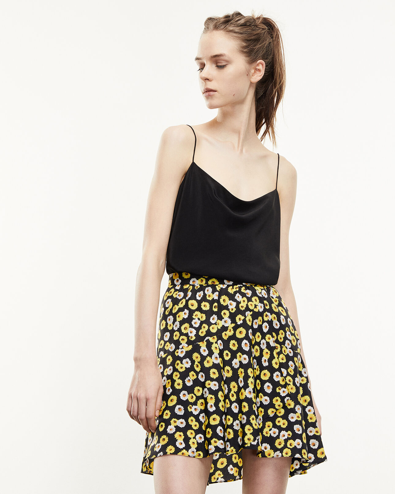 The Kooples DAMEN BLACK oberteil fließend schwarz träger rückenfrei