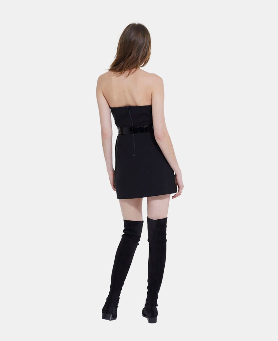 vestido corto negro