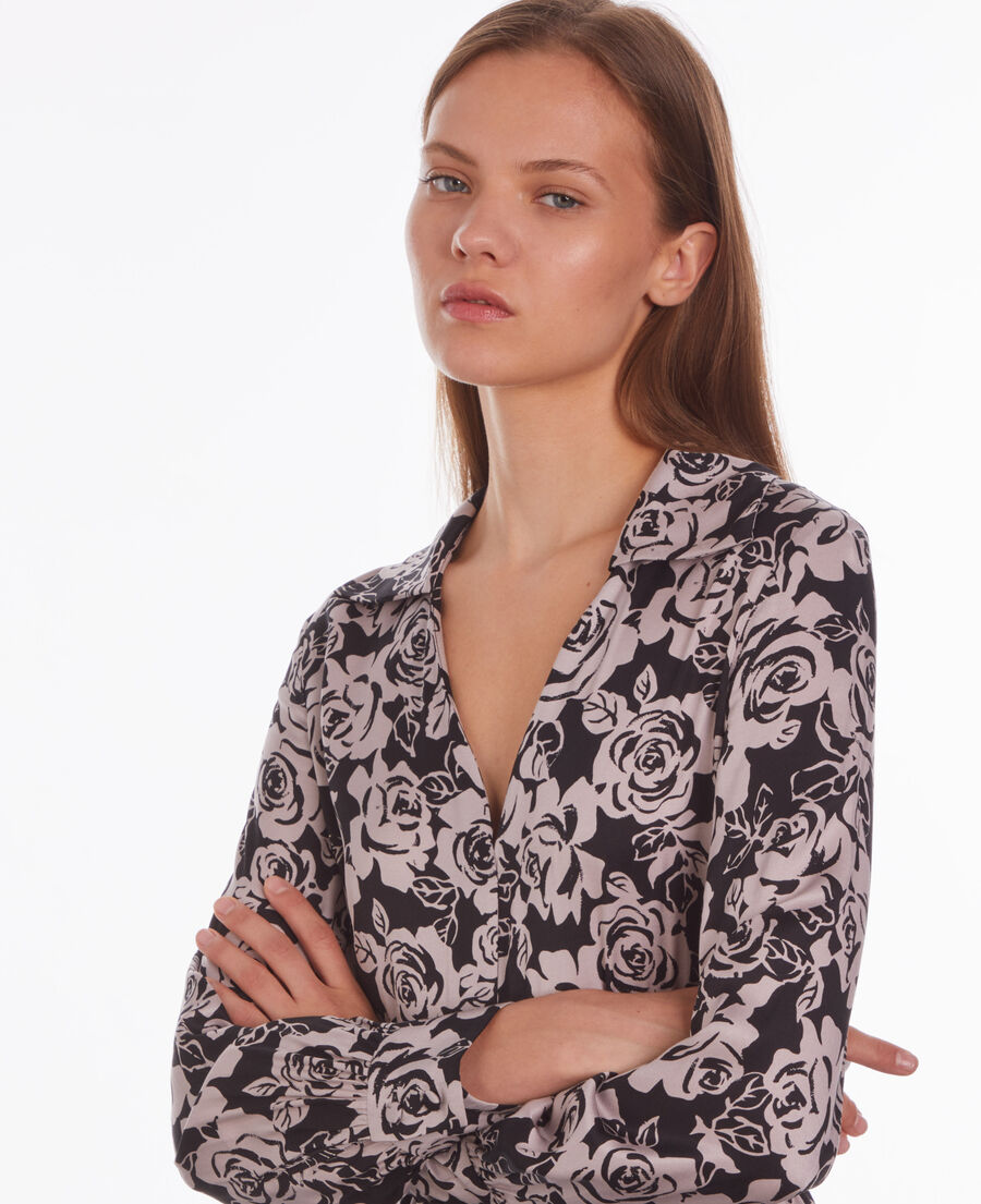 printed midi dress