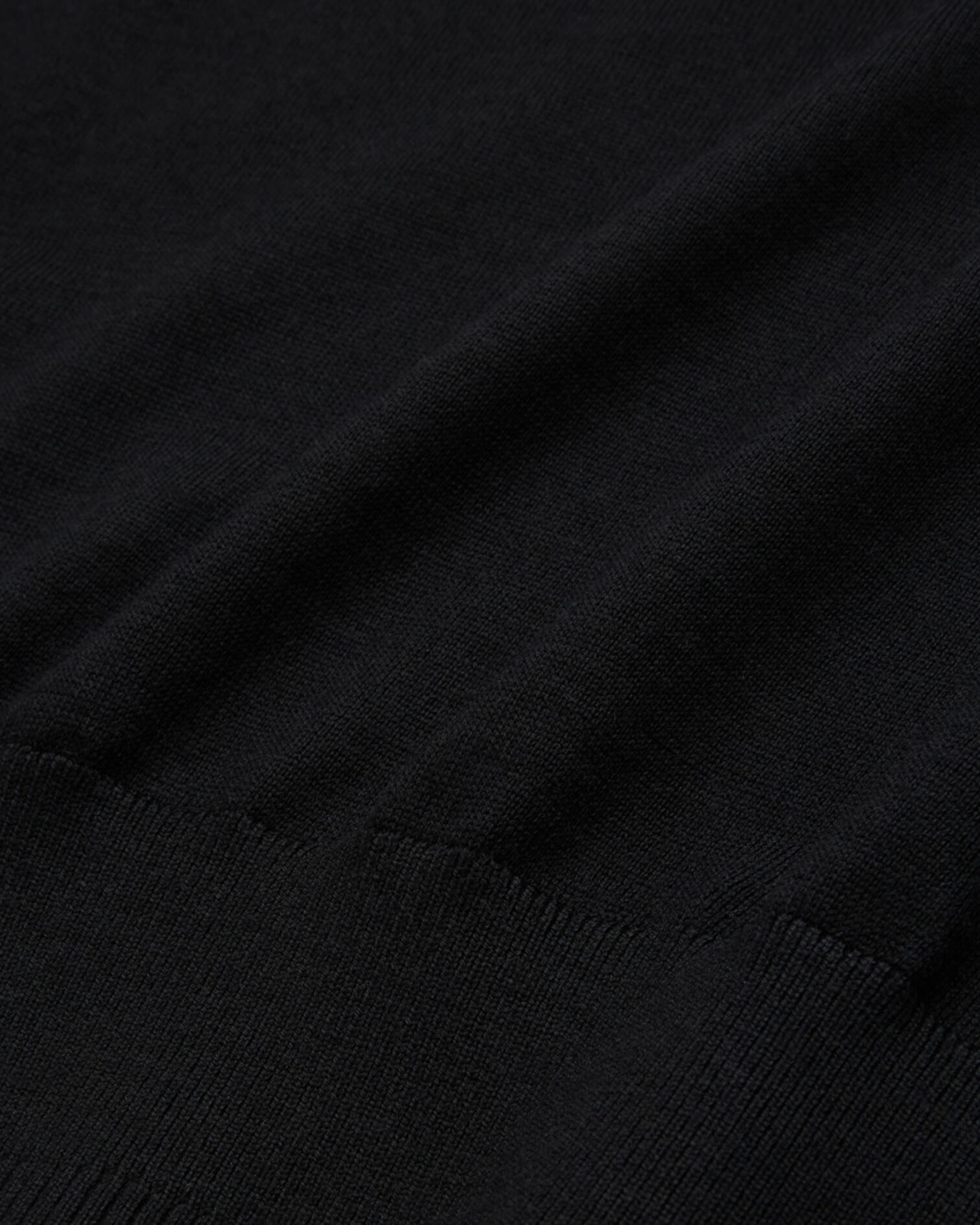 Black merino sweater, BLACK, hi-res image number null