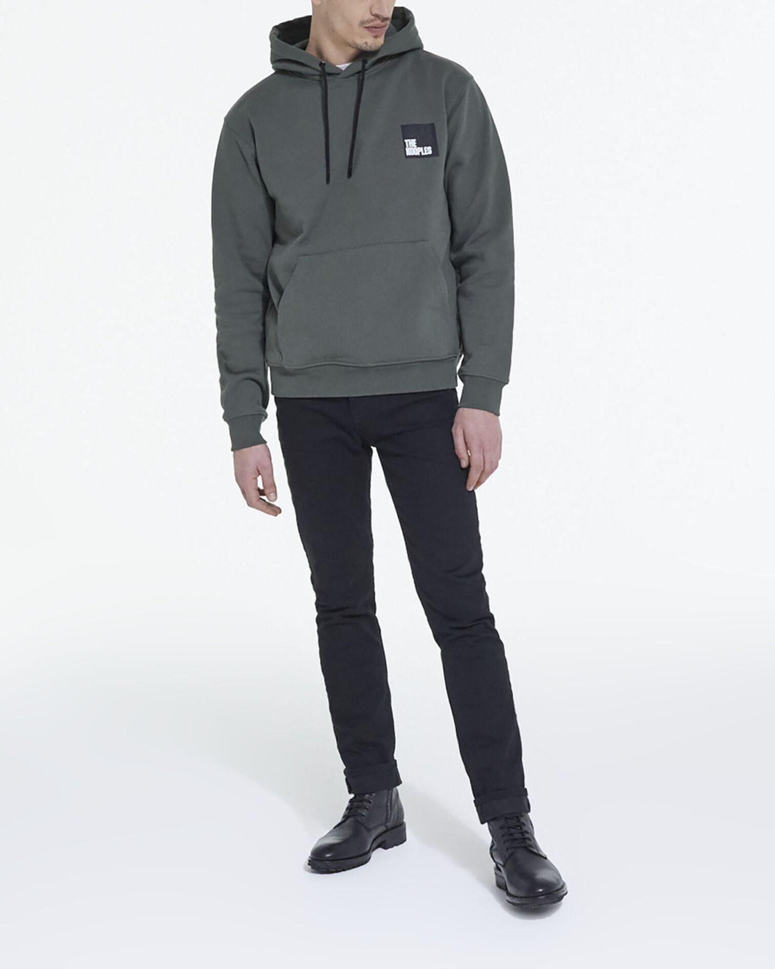 Green sweatshirt, FORET, hi-res image number null