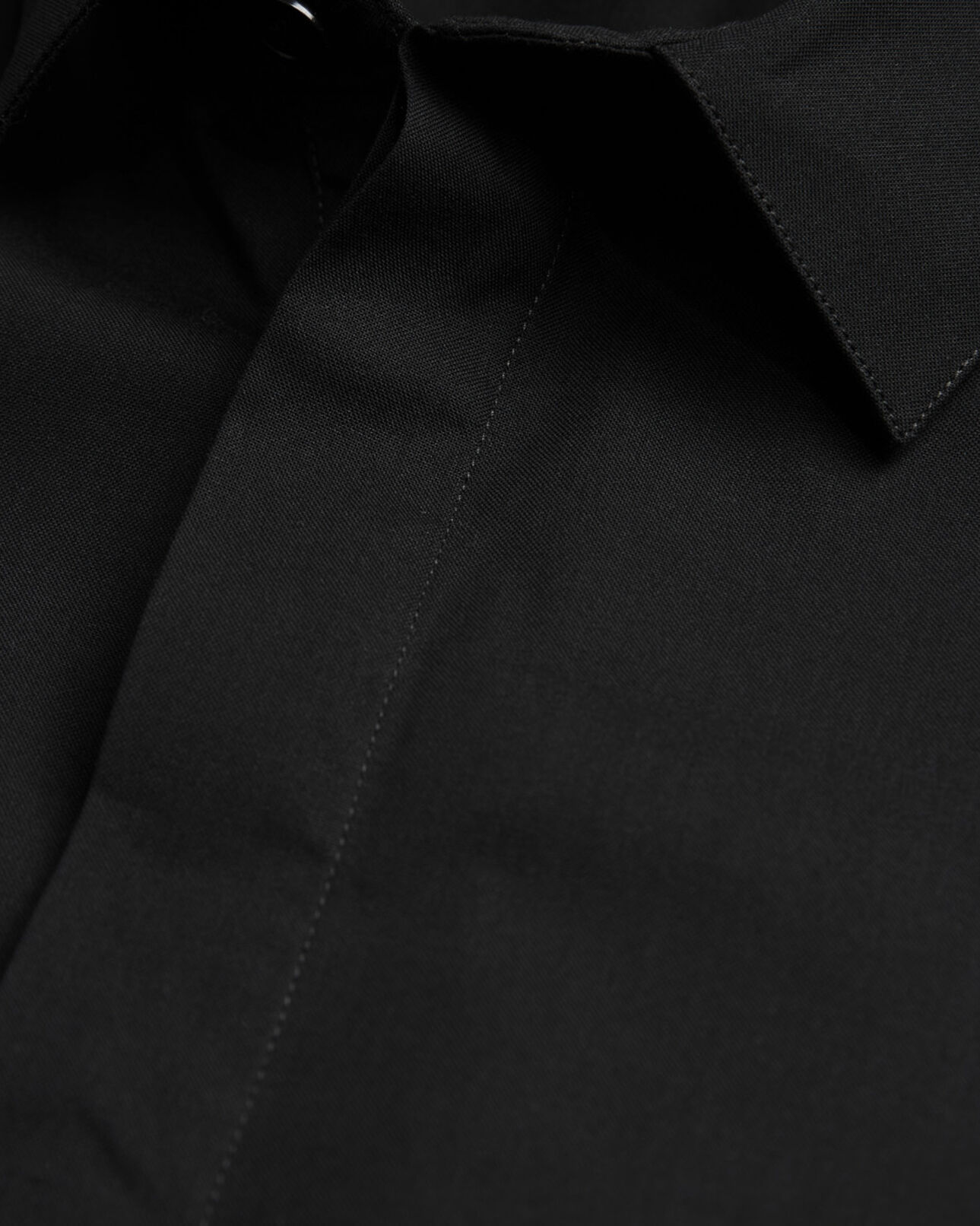 The Kooples H BLACK black shirt with classic collar
