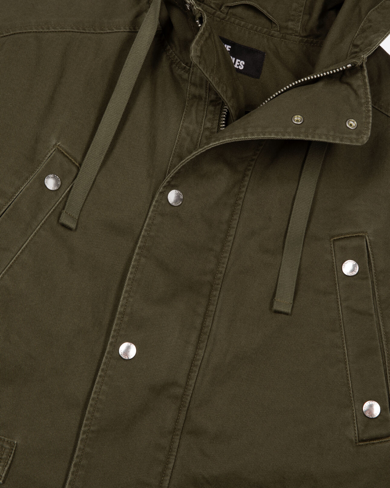 The Kooples HOMME KAKI parka à capuche kaki