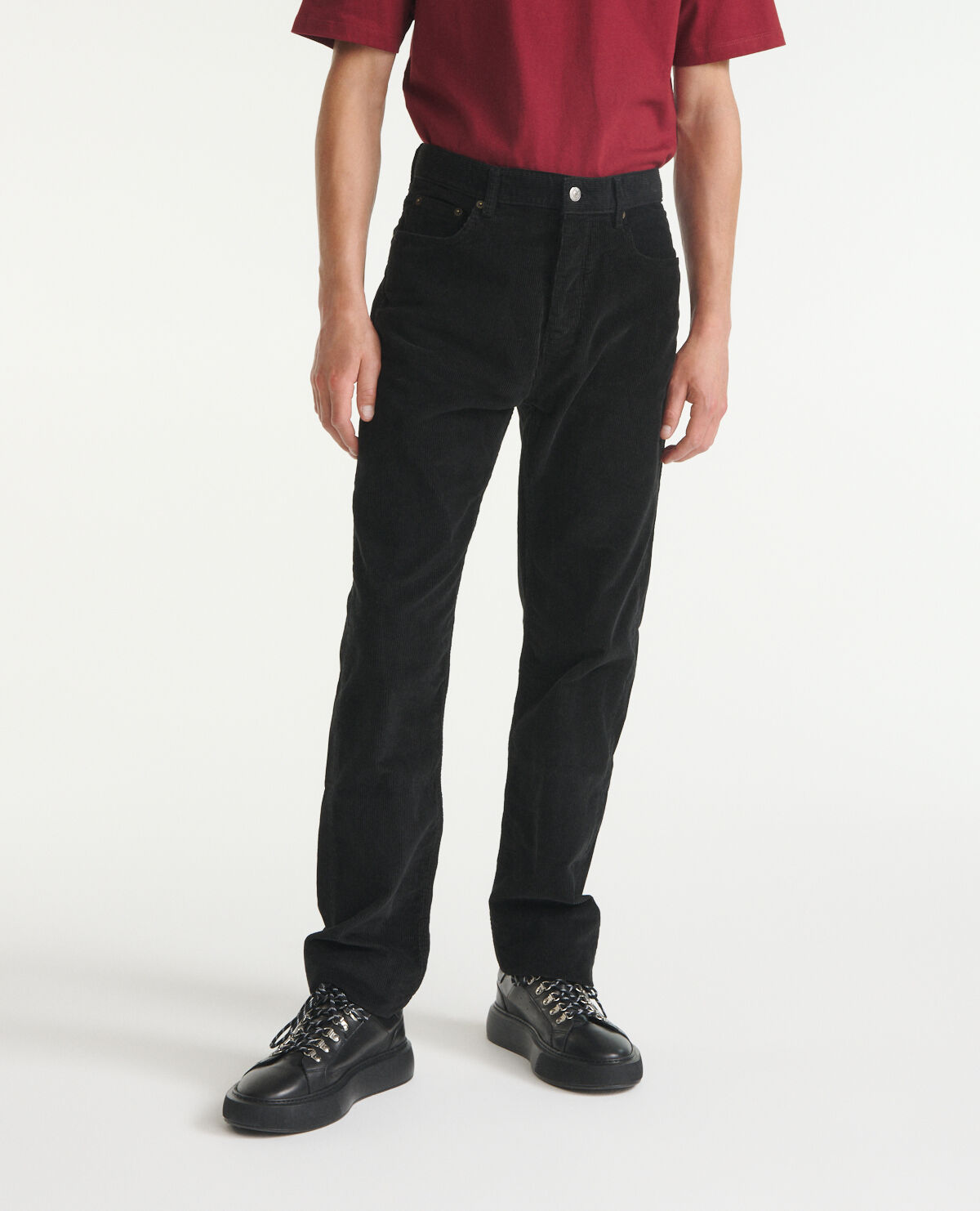 Black velour jeans 2025