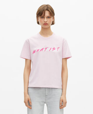 The Kooples WOMEN PALE PINK women's pink what is t-shirt