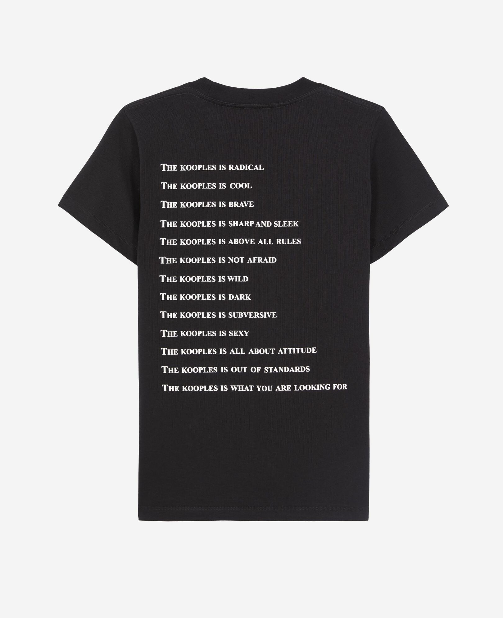The Kooples FEMME BLACK t-shirt what is noir