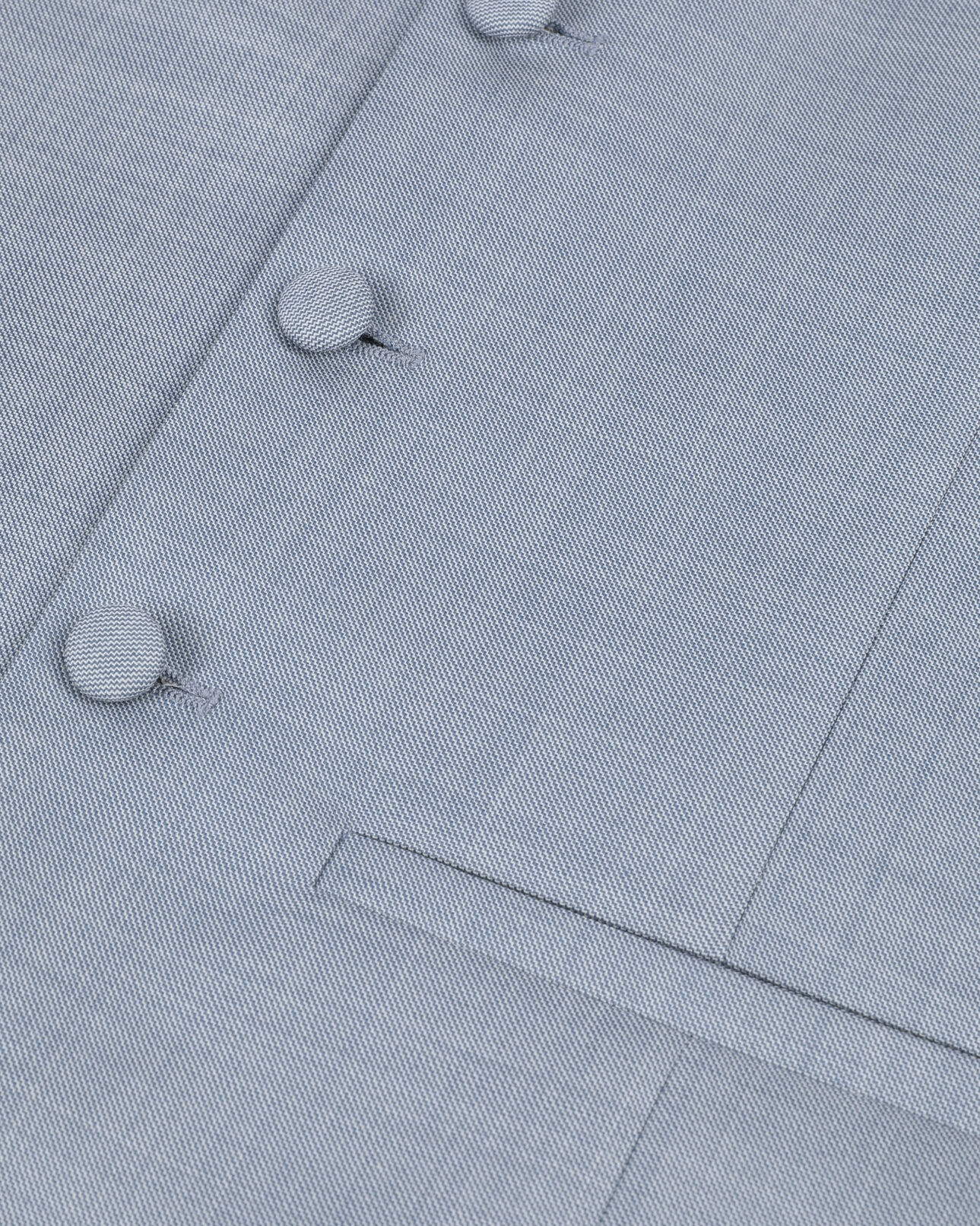 The Kooples MEN BLUE light blue slim fit wool suit vest