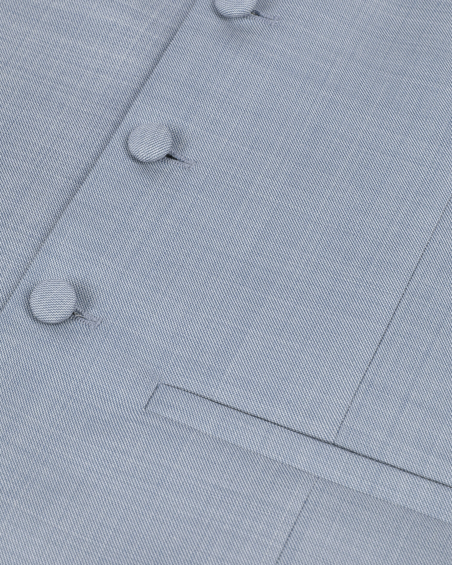 Light blue slim fit wool suit vest, BLUE, hi-res image number null