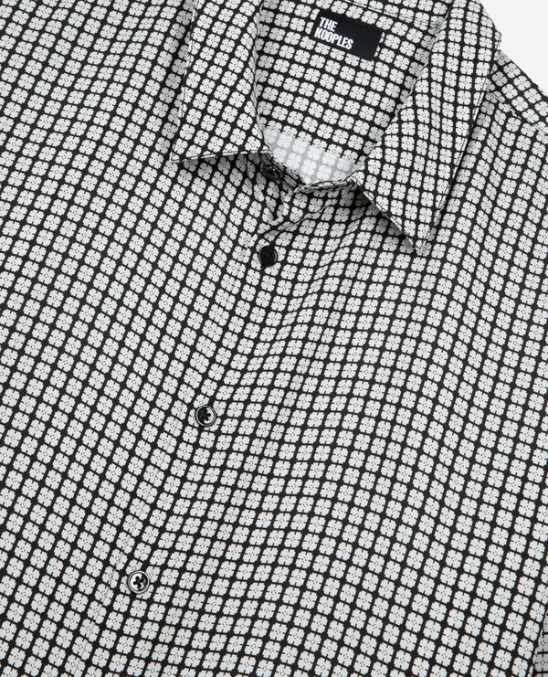 The Kooples HOMME BLACK WHITE chemise imprimé fleuri
